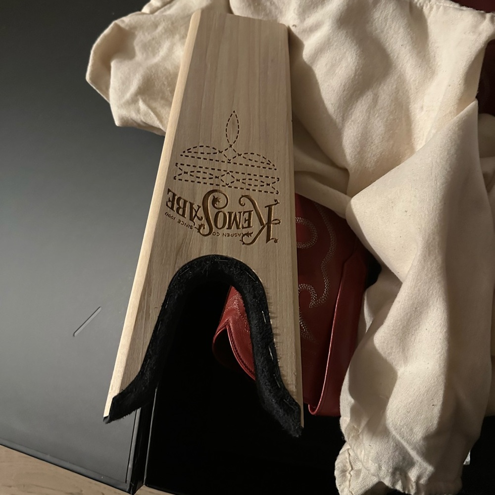 Kemo Sabe Cherry Red Heeled Boots - Picture 10 of 10